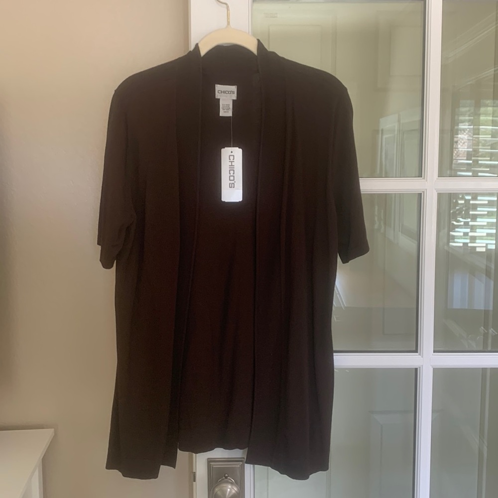 NWT Chico’s Brown Cardigan SZ 2 Large